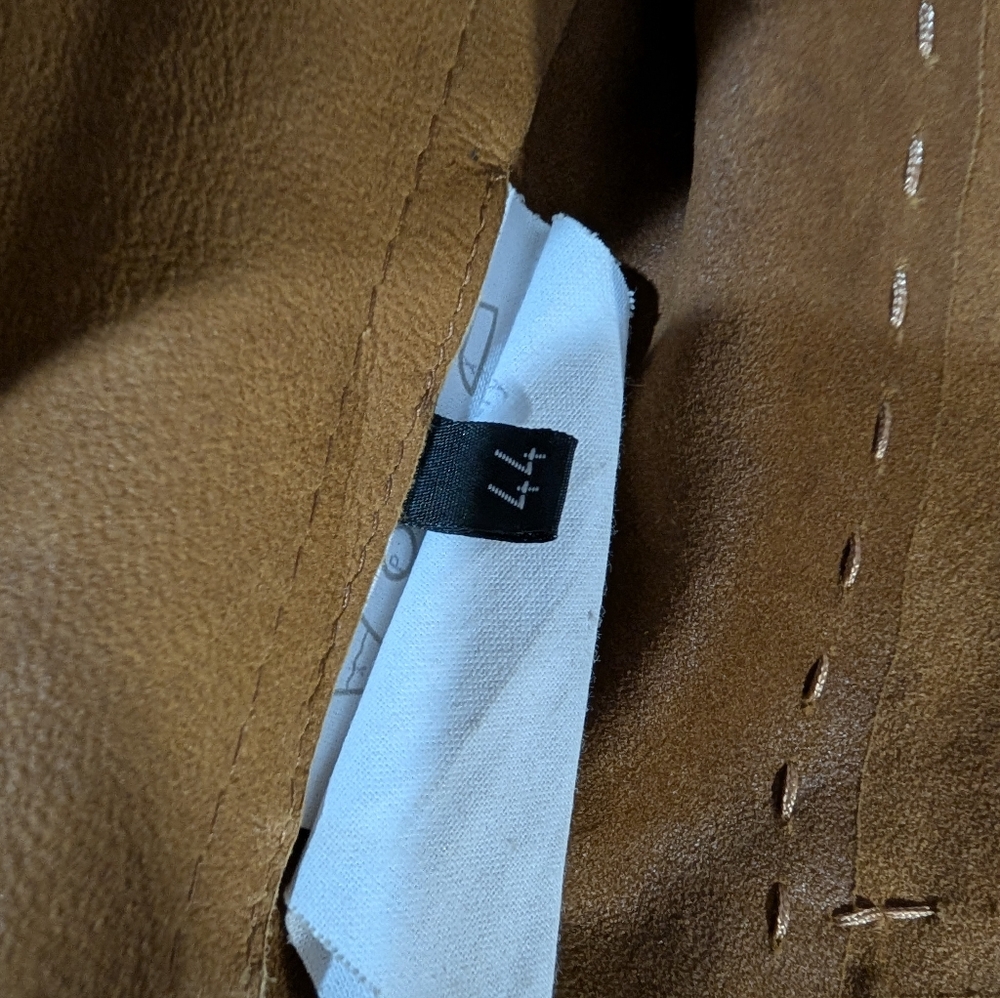 VERAPELLE italian leather Jacket Size IT 44 US 8 - Picture 11 of 13